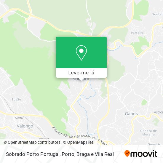 Sobrado Porto Portugal mapa