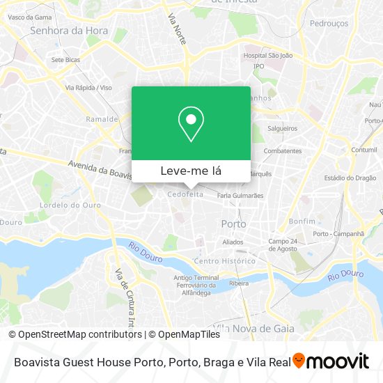 Boavista Guest House Porto mapa