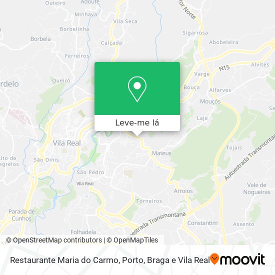 Restaurante Maria do Carmo mapa