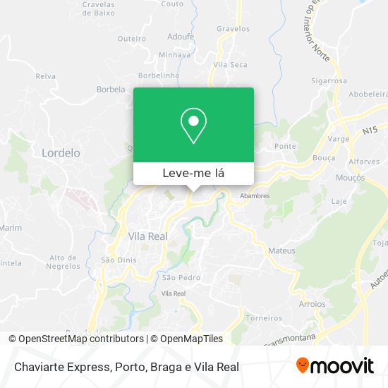 Chaviarte Express mapa