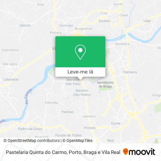 Pastelaria Quinta do Carmo mapa