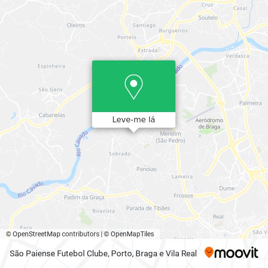 São Paiense Futebol Clube mapa