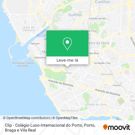 Clip - Colégio Luso-Internacional do Porto mapa