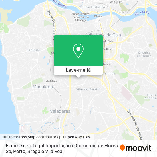 Florimex Portugal-Importação e Comércio de Flores Sa mapa