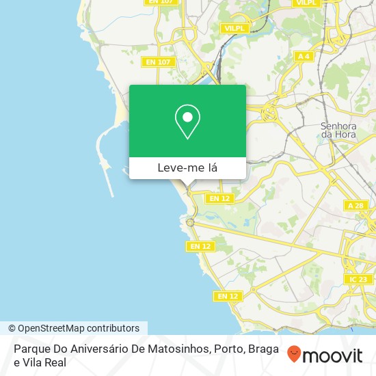 Parque Do Aniversário De Matosinhos mapa