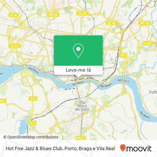 Hot Five Jazz & Blues Club mapa
