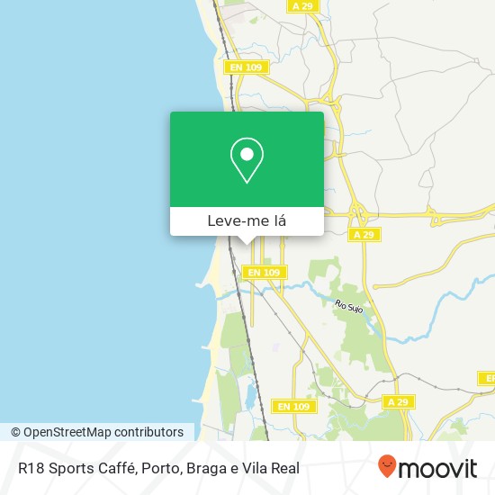 R18 Sports Caffé mapa
