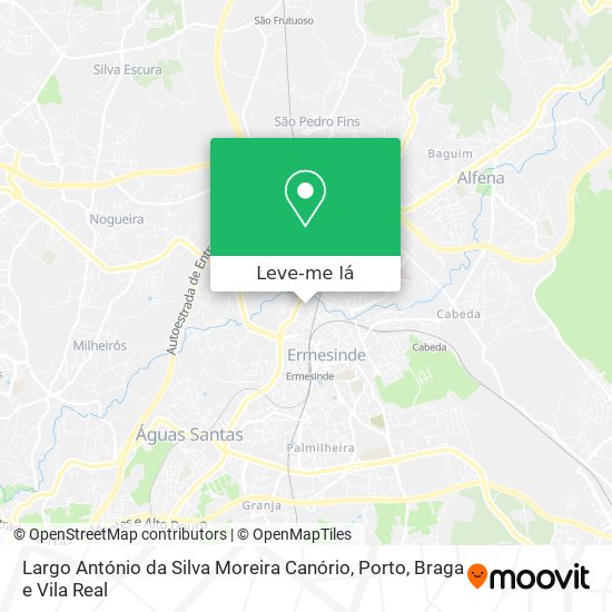 Largo António da Silva Moreira Canório mapa