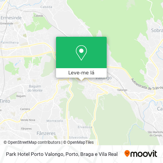 Park Hotel Porto Valongo mapa