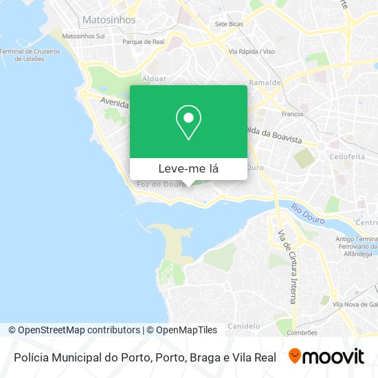 Polícia Municipal do Porto mapa