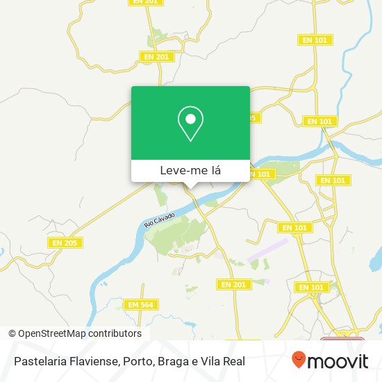 Pastelaria Flaviense mapa