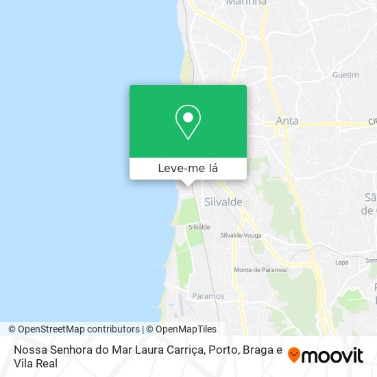 Nossa Senhora do Mar Laura Carriça mapa