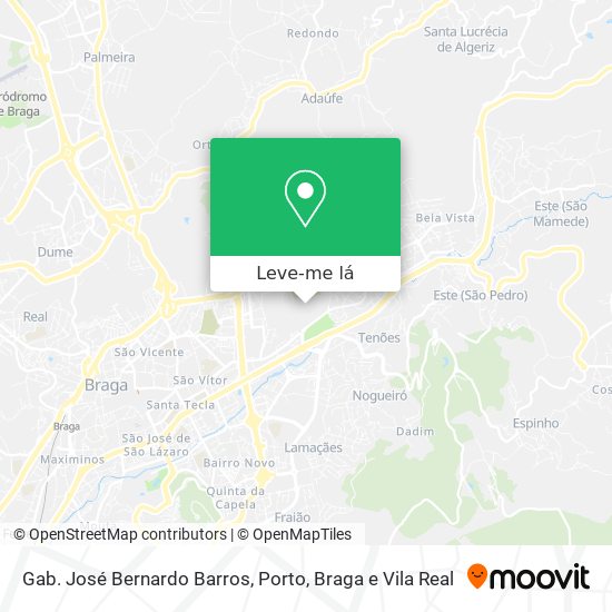 Gab. José Bernardo Barros mapa
