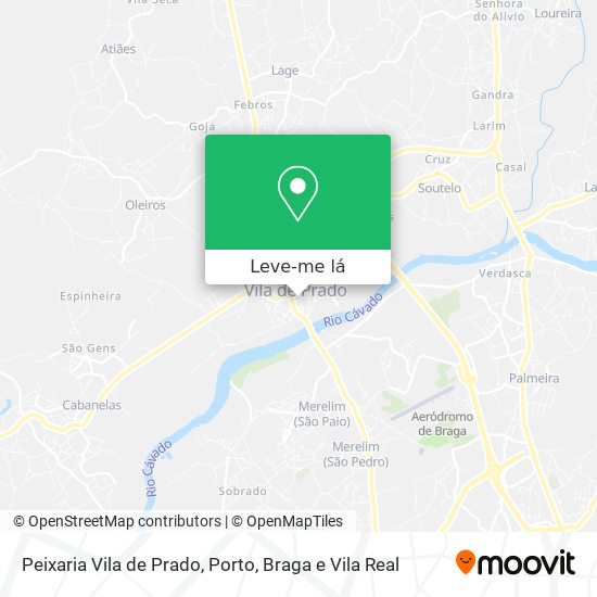 Peixaria Vila de Prado mapa
