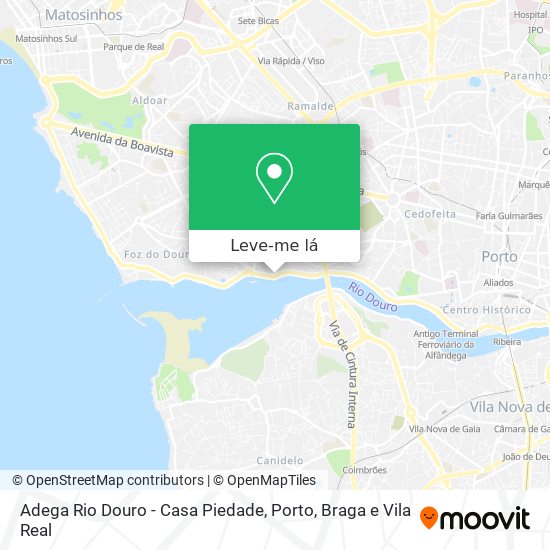 Adega Rio Douro - Casa Piedade mapa