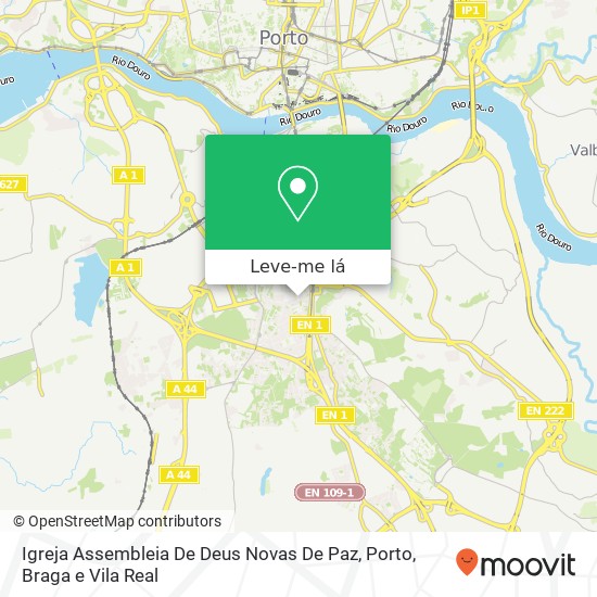 Igreja Assembleia De Deus Novas De Paz mapa