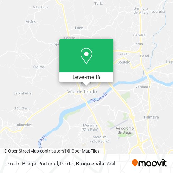Prado Braga Portugal mapa