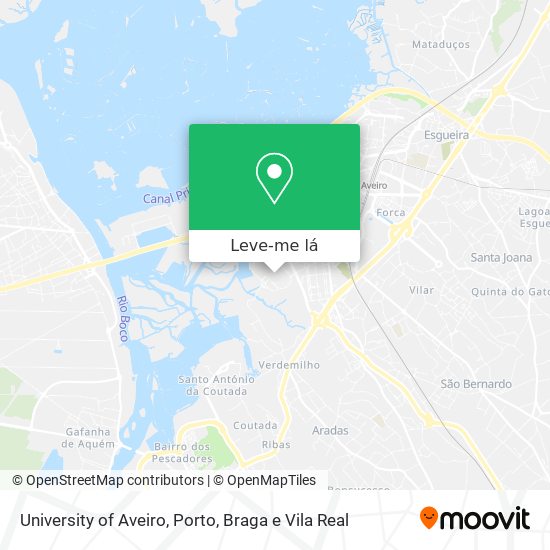 University of Aveiro mapa