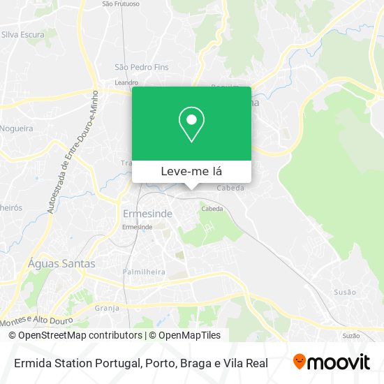 Ermida Station Portugal mapa