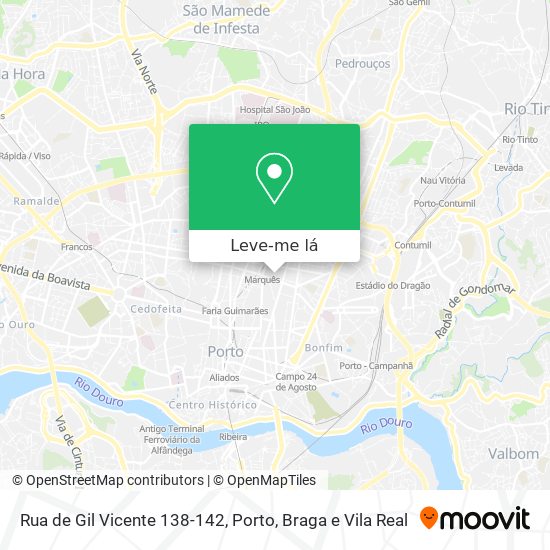 Rua de Gil Vicente 138-142 mapa