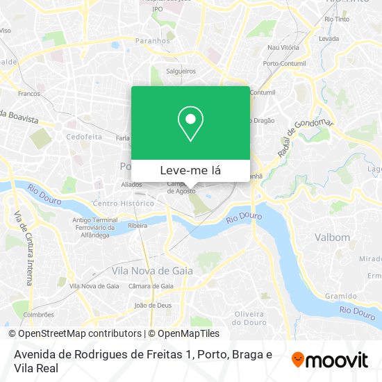 Avenida de Rodrigues de Freitas 1 mapa