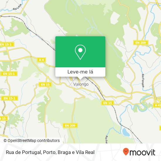 Rua de Portugal mapa