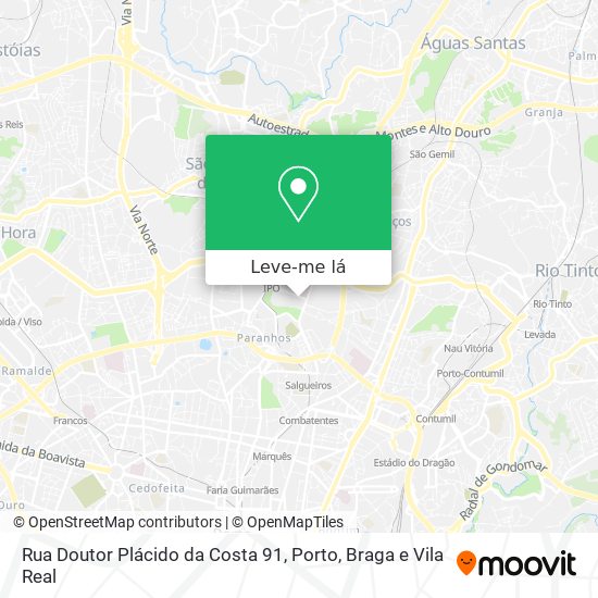 Rua Doutor Plácido da Costa 91 mapa
