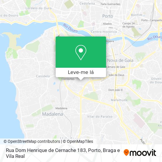 Rua Dom Henrique de Cernache 183 mapa