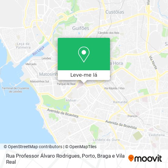 Rua Professor Álvaro Rodrigues mapa