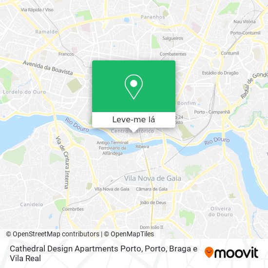 Cathedral Design Apartments Porto mapa