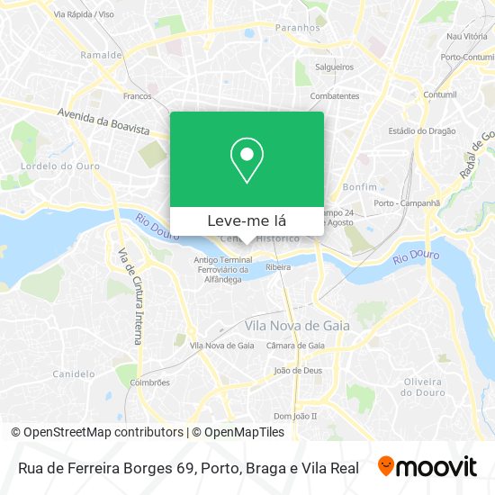 Rua de Ferreira Borges 69 mapa