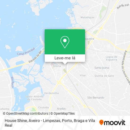 House Shine, Aveiro - Limpezas mapa