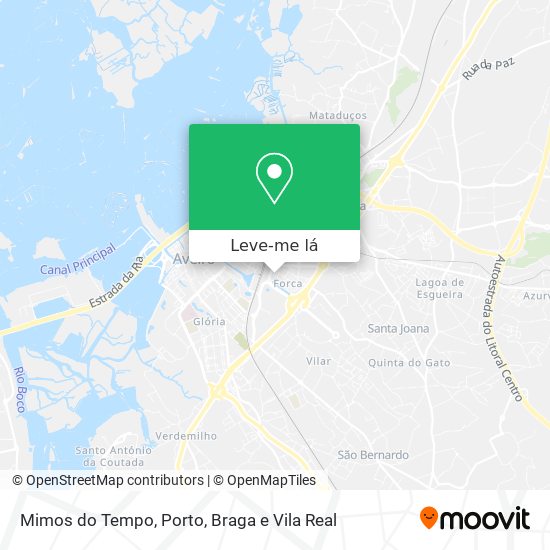 Mimos do Tempo mapa