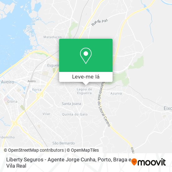 Liberty Seguros - Agente Jorge Cunha mapa