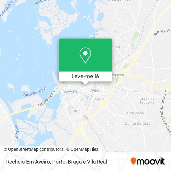 Recheio Em Aveiro mapa