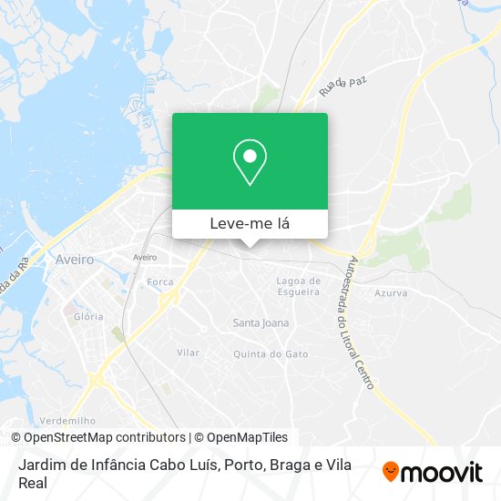 Jardim de Infância Cabo Luís mapa