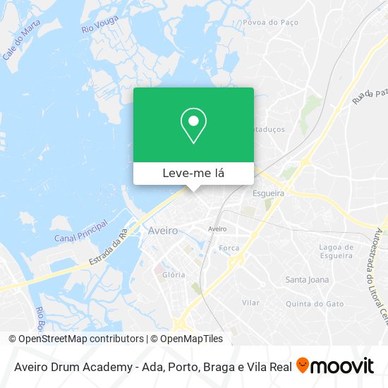 Aveiro Drum Academy - Ada mapa