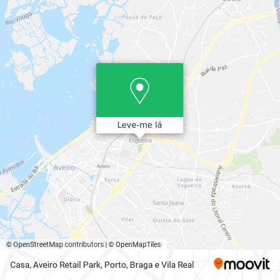 Casa, Aveiro Retail Park mapa