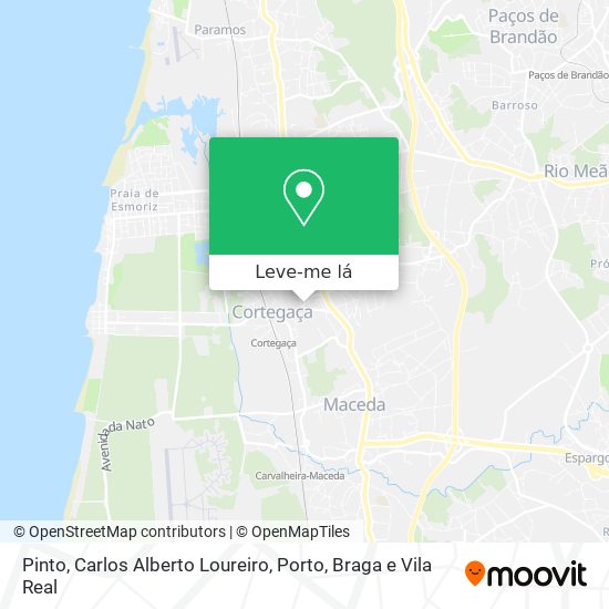 Pinto, Carlos Alberto Loureiro mapa