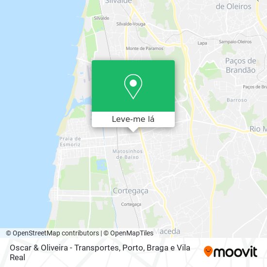 Oscar & Oliveira - Transportes mapa