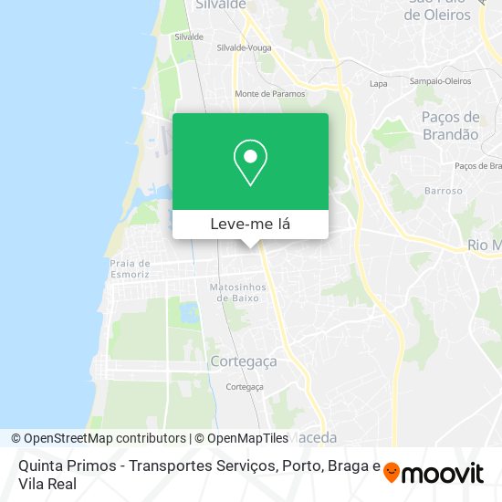 Quinta Primos - Transportes Serviços mapa