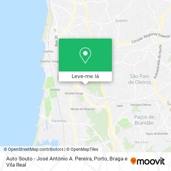 Auto Souto - José António A. Pereira mapa