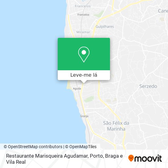 Restaurante Marisqueira Agudamar mapa