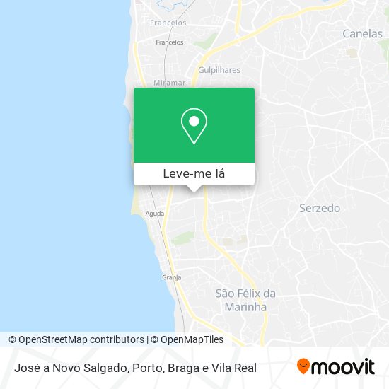 José a Novo Salgado mapa