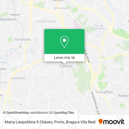 Maria Leopoldina S Chaves mapa