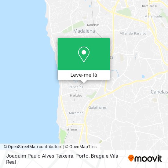 Joaquim Paulo Alves Teixeira mapa