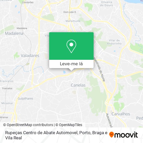 Rupeças Centro de Abate Automovel mapa