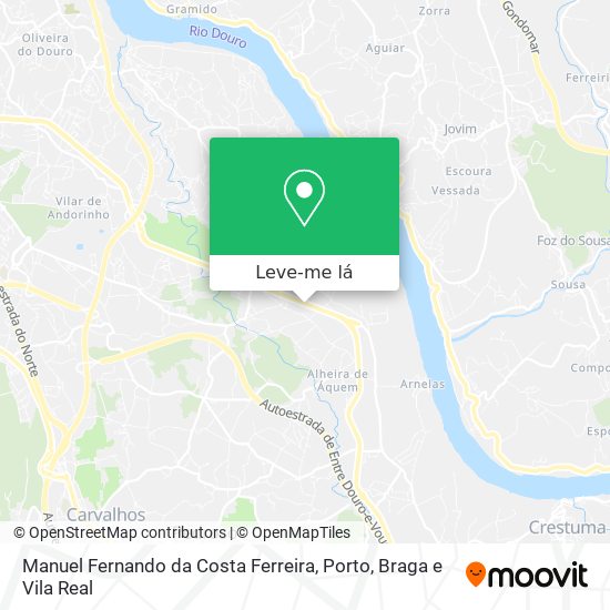 Manuel Fernando da Costa Ferreira mapa