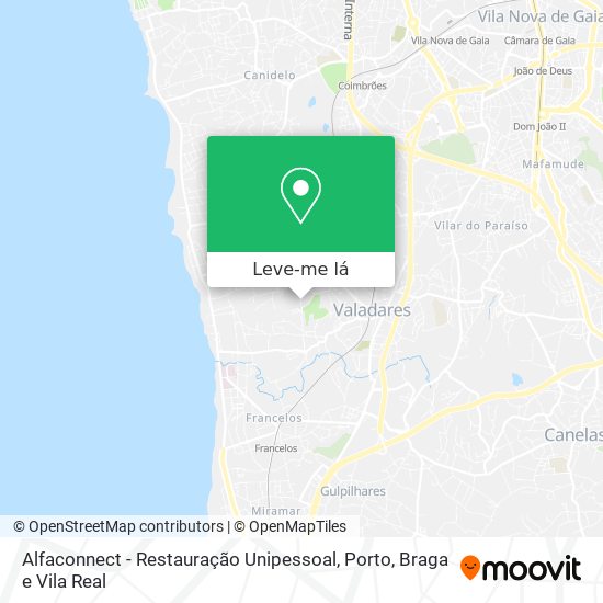 Alfaconnect - Restauração Unipessoal mapa