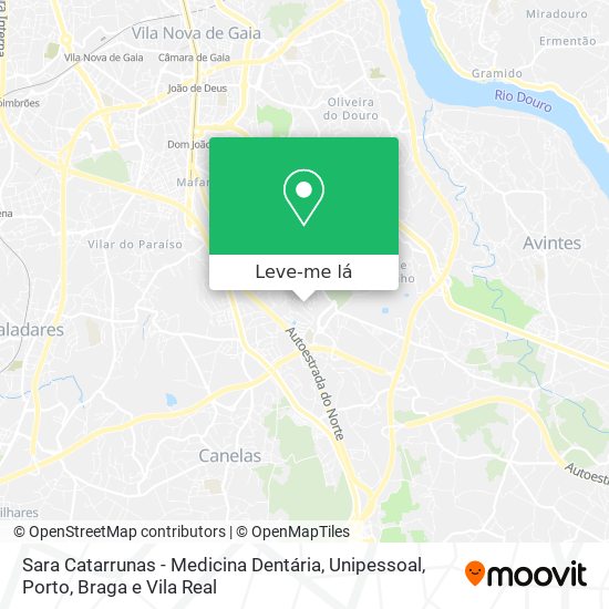 Sara Catarrunas - Medicina Dentária, Unipessoal mapa